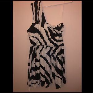 Black and white dress